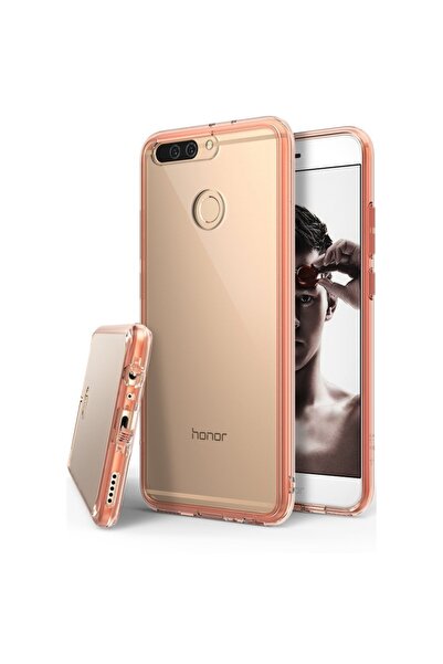 Ringke Fusion Θήκη με TPU Bumper Honor 8 Pro - Rose Gold/Clear