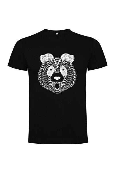iLovePrints Bold Bear Ink Portrait Tshirt