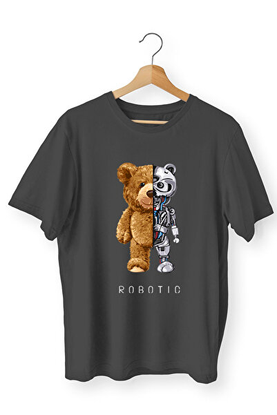 iLovePrints Μπλούζα Animal Αρκούδα Ρομπότ