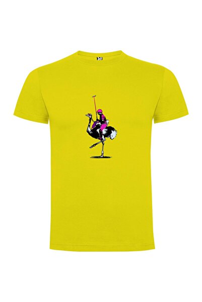iLovePrints Ostrich Madness Illustrated Tshirt