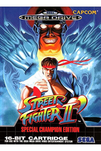 ESSESORIES Street Fighter Champion Edition Sega Mega Gaming Poster Wall Art R...
