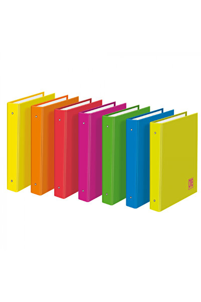 MC Micostore Clasor A4 cu inele - One Color Fluo (26Ã—32 cm), copii varsta