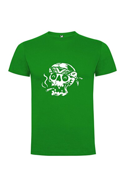 iLovePrints Smokin' Skulls Galore Tshirt