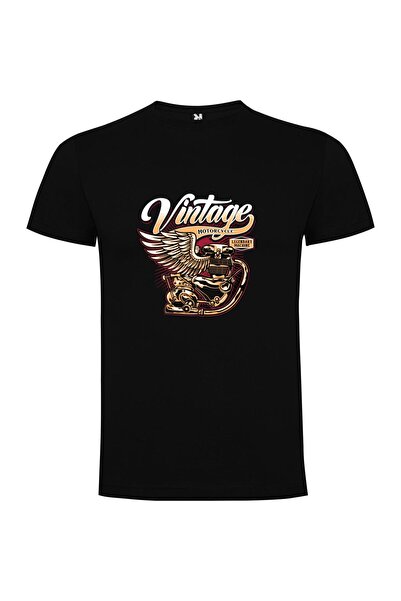 iLovePrints Eagle Cruiser Vintage Style Tshirt
