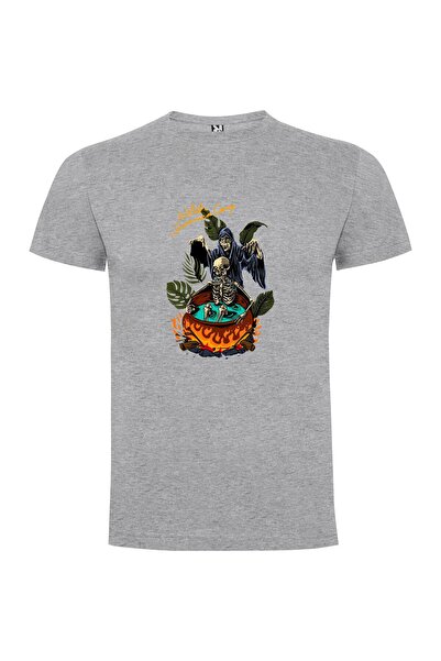 iLovePrints Bonefire Witchcore Camp Tshirt