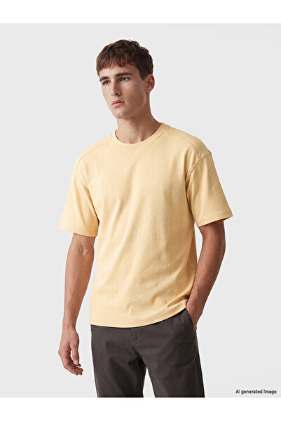 LC Waikiki Ozmarka New Season Relax Fit Crew Neck Men's T-Shirt