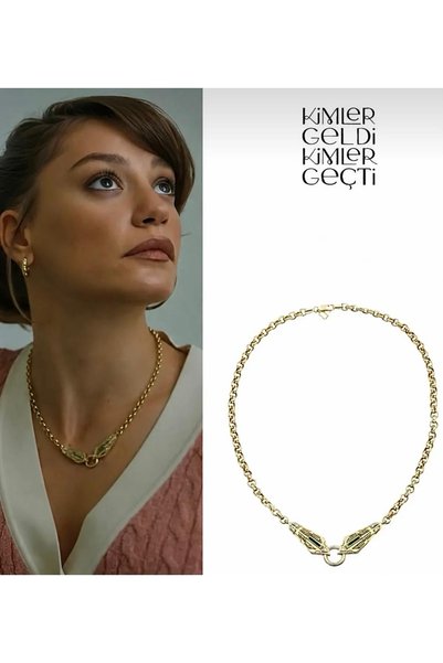 Genel Markalar Kimler geldi kimler geçti Leyla/ Serenay Kolyesi Çelik
