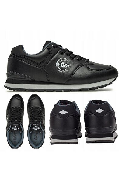 Lee Cooper Sneakerși bărbați negri, mărimea 44