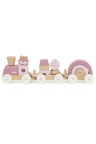 Viga 44269 PolarB Tren de lemn cu blocuri de construcție