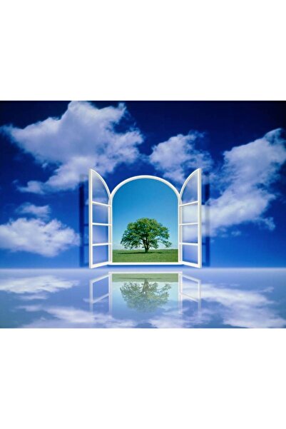 Persona Tablou Canvas, Fereastra Catre Natura- 100 X 70 cm