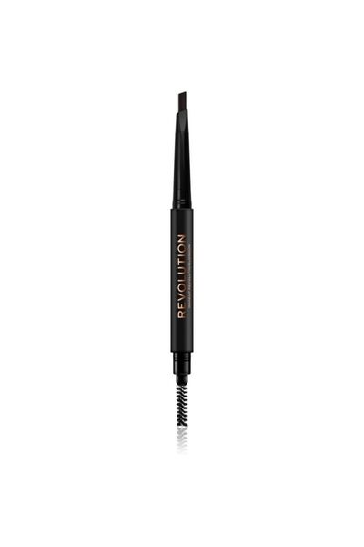 OEM Makeup Revolution, Duo Brow Definer, Creion cremă pentru sprâncene și pen...