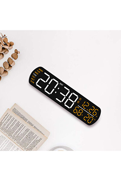 Choice5 BWO LED Alarm Clock TEMP Humidity Date Week Display Dual Alarm Timer ...