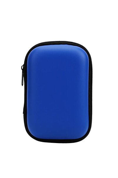 Choice Royal Blue Sundries Travel Storage Bag Charging Case for Earphone Pack...