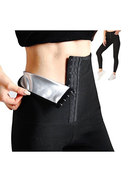 Arabest Sauna Sweat Shapewear Leggings Workout Waist Trainer Pants One Size