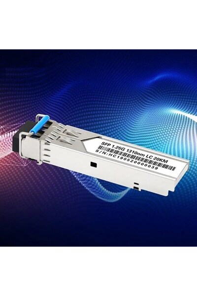EZCOOL وحدة ألياف ضوئية SFP أحادية الوضع SC/LC طراز SM-D-0020 (20 كيلومتر)