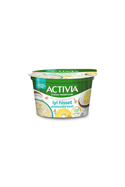 Activia İyi Hisset Ananaslı Hindistan Cevizli Yulaflı Probiyotikli Bowl 150 G...