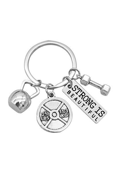 Choice C Strength Sports Barbell Dumbbell Charm Weight Fitness With Words Gym...