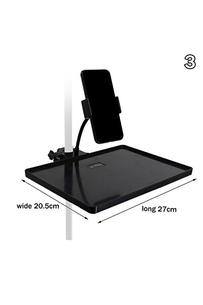 Choice 3 Adjustable Lash Tray Holder For Ring Light Universal Clamp Clip Orga...