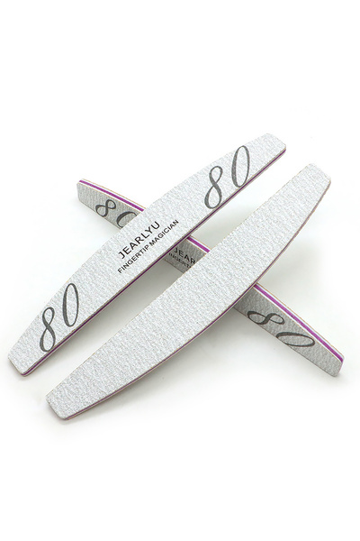 Choice 3pcs 80Grit Heavy Duty Nail Files Washable Nail Emery Boards for Remov...