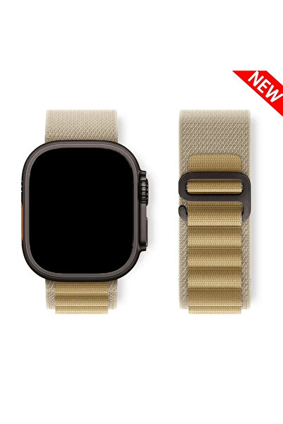 Choice17 42-44-45-49-S10 46mm Tan Alpine Loop 11 Alpine Loop For Watch Band u...