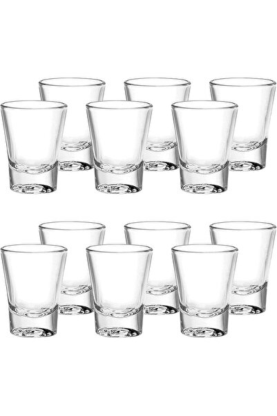 The Bros Solo Shot Glass, Set Of 12, Clear, 60 Ml, P00110, Shot Glass, Shoote...