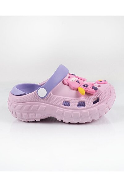 House ID Pink Teddy Bear Girls' Slippers & Sandals
