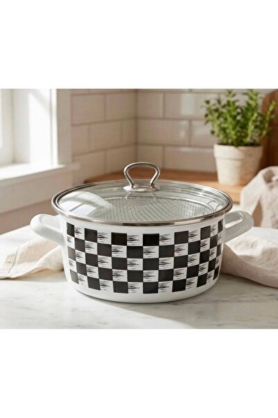 DİLAY HOME Emaye Dama 22 Cm Kızartma Tenceresi 4.5 Lt.