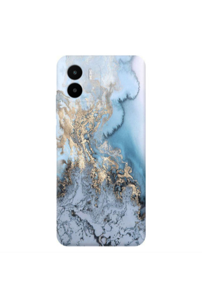 Other Xiaomi REDMI A2 Marble Gold Design Transparent Silicone TPU Θήκη