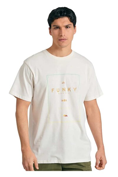 Funky Buddha T-Shirt FBM011-097-04 – Off White