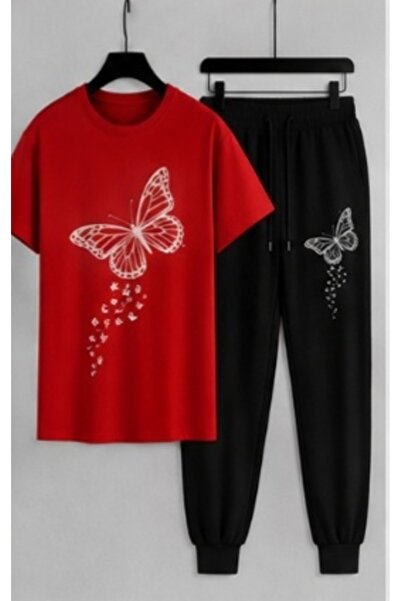 ZEMLİYA Sara Unisex Oversize Shorts Set Short Sleeve T-Shirt Comfortable Fit ...