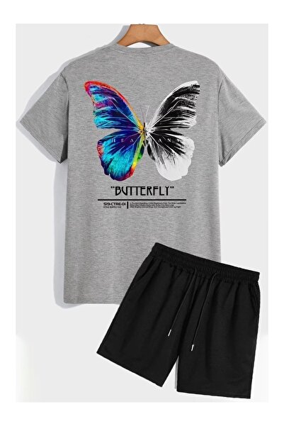 ZEMLİYA Sara Unisex Oversize Shorts Set Short Sleeve T-Shirt Comfortable Fit ...