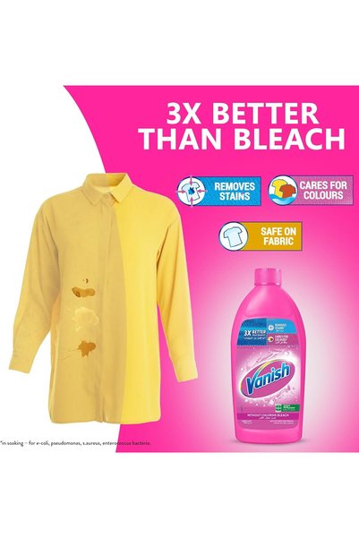 Vanish Liquid Fabric Stain Remover 500ml for Coloured & White clothes