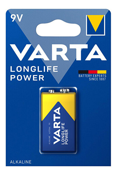 Varta αλκαλική μπαταρία Longlife Power, 9V, 1τμχ