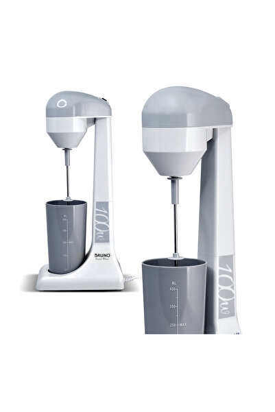 Bruno φραπεδιέρα επιτραπέζια BRN-0182 100W με δοχείο 450ml, λευκή-γκρι