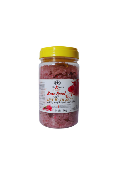 MAXDONA Max Donna Dead Sea Salts with Rose 1kg - Whitening and Exfoliating Bo...