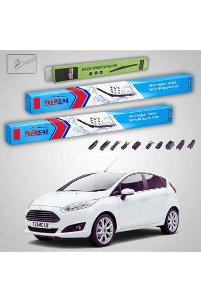 TEAMCAR Υαλοκαθαριστήρες Ford Fiesta Gen VII Hatchback 2017-σήμερα |   Σετ Εμ...