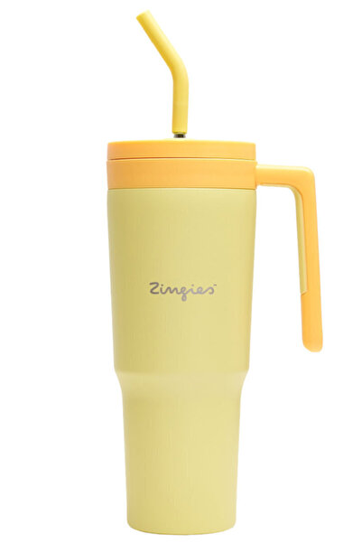 Zingies Θερμός ποτήρι Yuki με λαβή, από ανοξείδωτο ατσάλι / πλαστικό χωρίς BP...