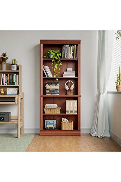Enjoylifeme 72" Tall Bookshelf,5 Tier Wooden Book Shelf with Adjustable Shelv...