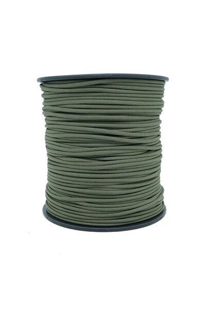 PARACORD Bileklik,Outdoor ve Hobi İp 4 mm Askeri Haki 5 Metre