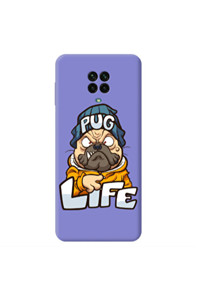 Other Xiaomi Redmi Note 9 Pro Pug Life 2 Purple Colored Silicone TPU Θήκη