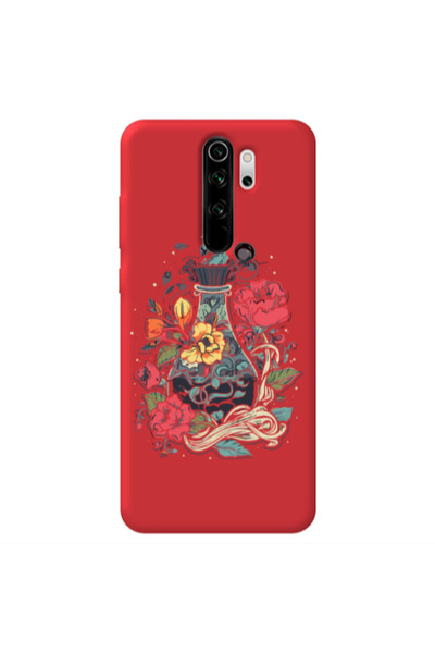Other Xiaomi Redmi Note 8 Pro Magic vase Red Colored Silicone TPU Θήκη