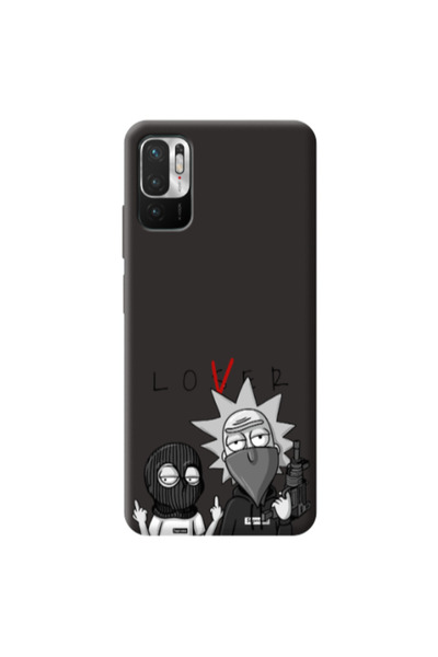 Other Xiaomi Redmi Note 10 Pro 5G Rick Loser Black Colored Silicone TPU Θήκη