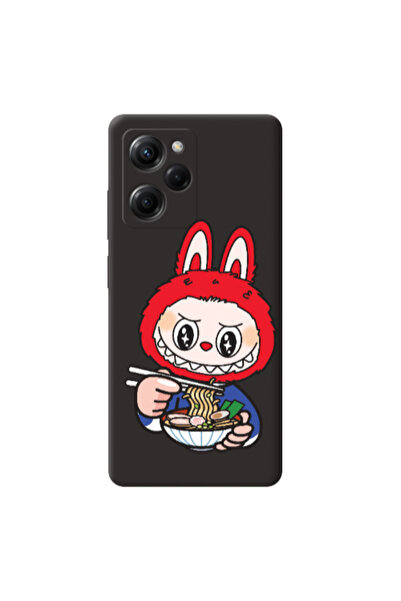Other Xiaomi Poco X5 Pro Labubu 1 Black Colored Silicone TPU Θήκη