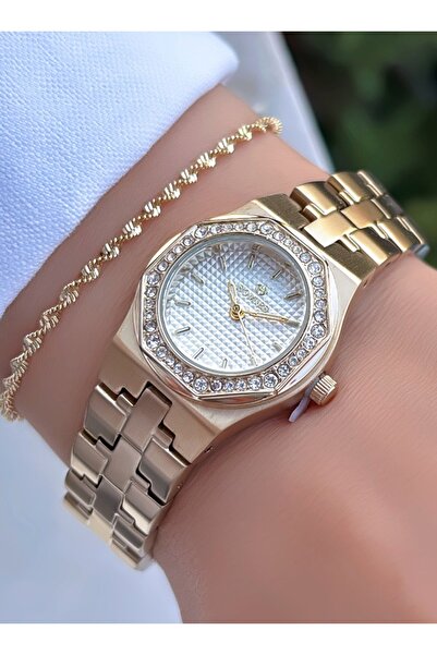 Homies Original Gold Color Women's Wristwatch - cm with Bracelet Gift
