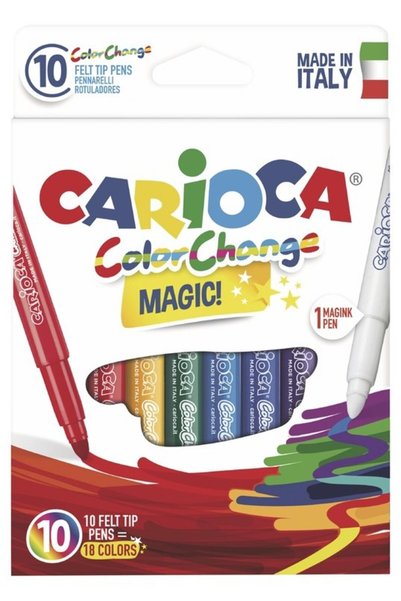 carioca Μαγικοί Μαρκαδόροι που Αλλάζουν Χρώμα 9+1 (133010018)