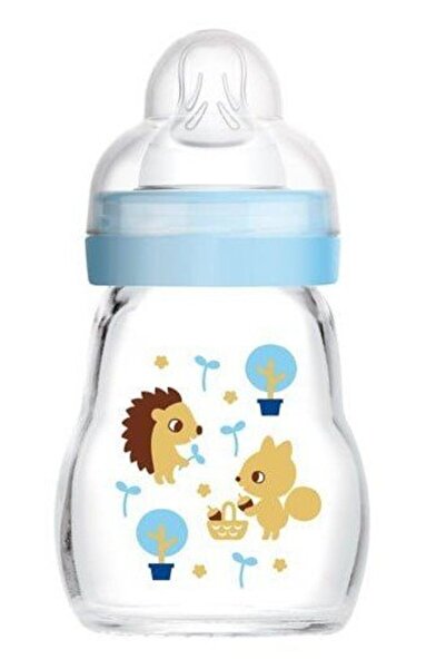 MAM Γυάλινο Μπουκάλι Feel Good 170ml 0m+ Αγόρι (370SB)