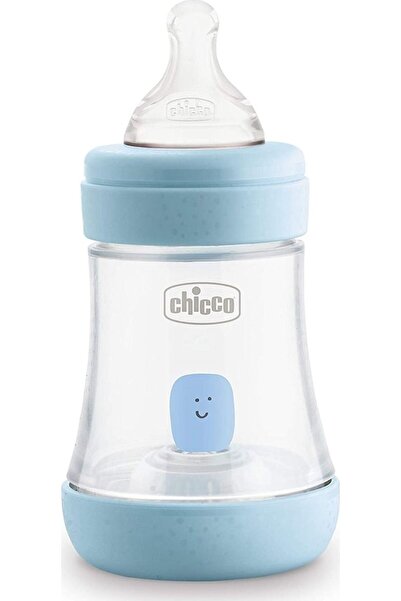 Chicco Πλαστικό Μπουκάλι P5 Μπλε 150ml με Θηλή Σιλικόνης 0m+ (20211-20)