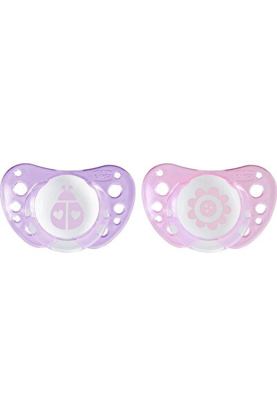Chicco Φίσιο Έαρ Πιπίλα Σιλικόνης Ροζ 0-6Μ (75030-11)