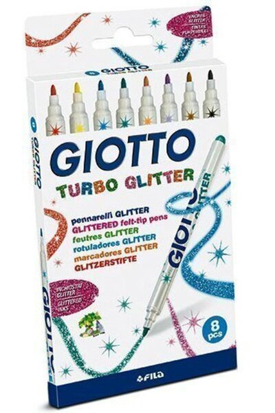 Giotto Μαρκαδόροι 8 Τεμάχια Τούρμπο Γκλίτερ (000425800)