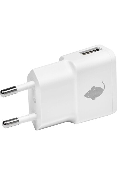 OEM Green Mouse Φορτιστής Τοίχου USB 1A Λευκό (46956422)